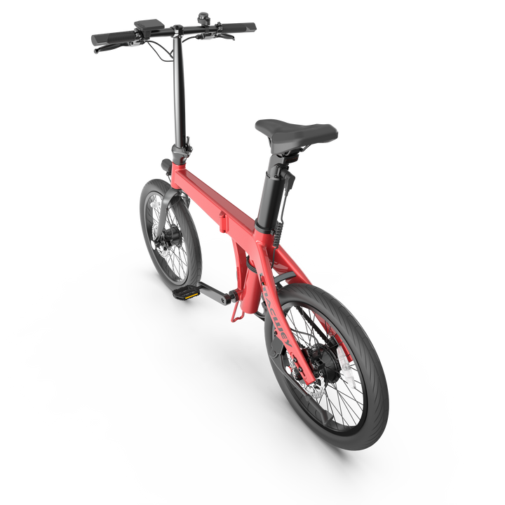 Electric Folding Bike 20S Red | LMACWEY
